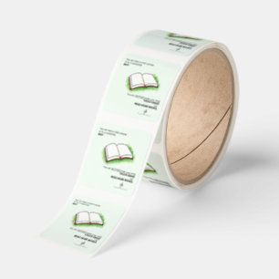 Lead a Child Outside or to a Bookshelf (Rolls) Square Sticker