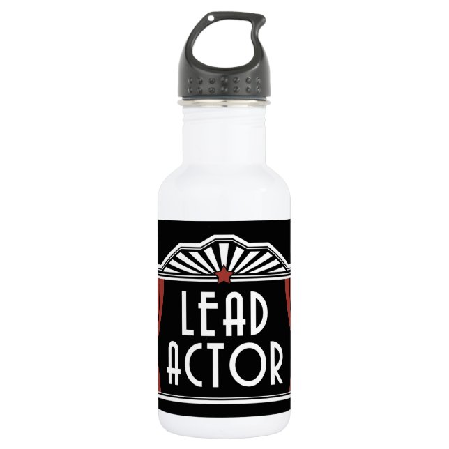 Lead Actor Stainless Steel Water Bottle (Front)