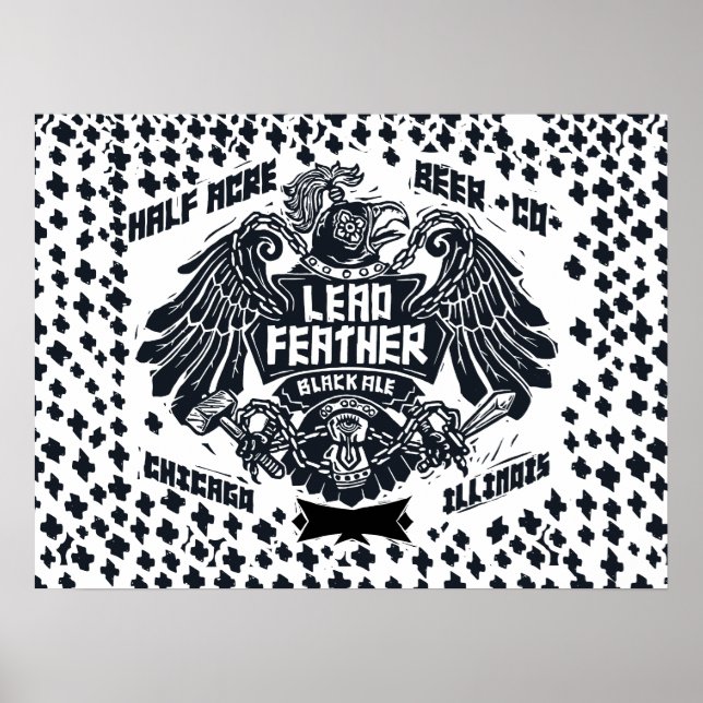 Lead Feather Black Ale Poster (Front)