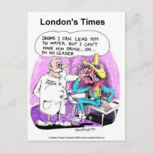 Lead Horse 2 Water Funny Tees Gifts Collectibles Postcard