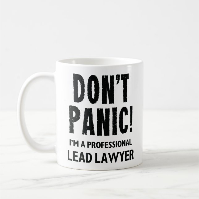 Lead Lawyer Coffee Mug (Left)