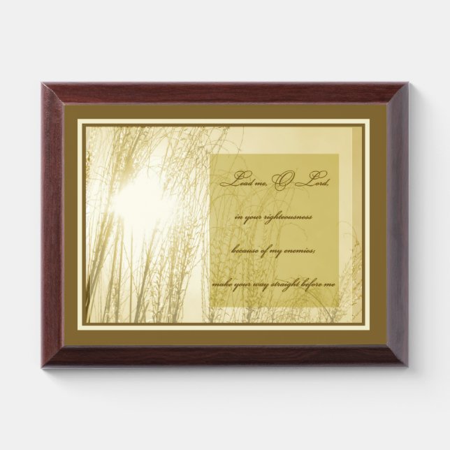Lead Me Plaque (Horizontal)