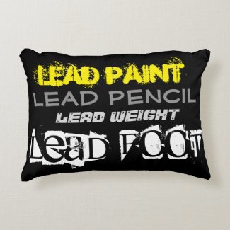 &#39;Lead&#39; Polyester Accent Pillow
