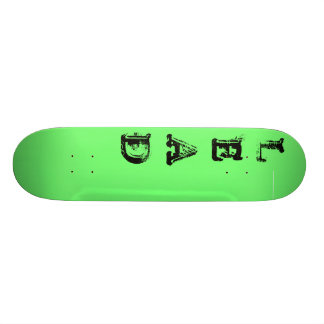 Lead skateboard deck