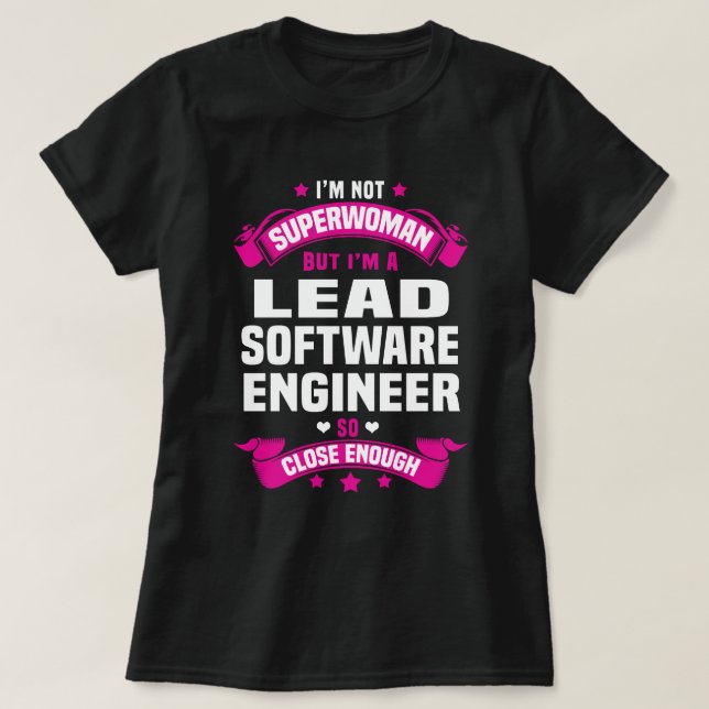 Lead Software Engineer T-Shirt (Design Front)
