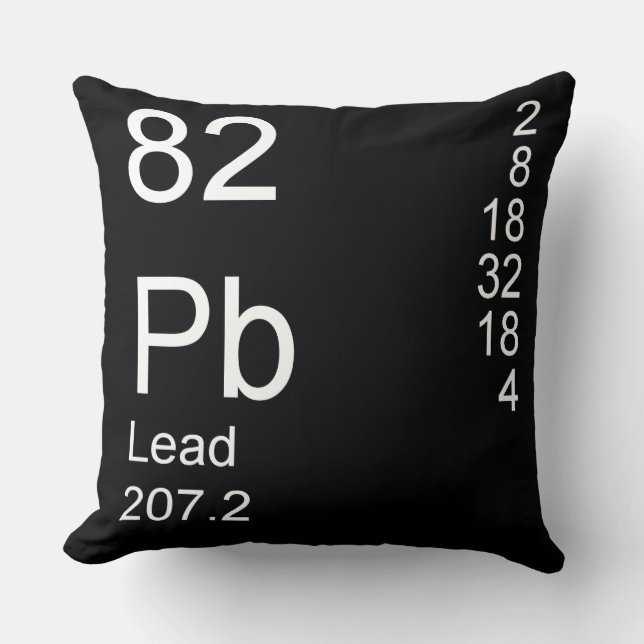 Lead Throw Pillow (Front)