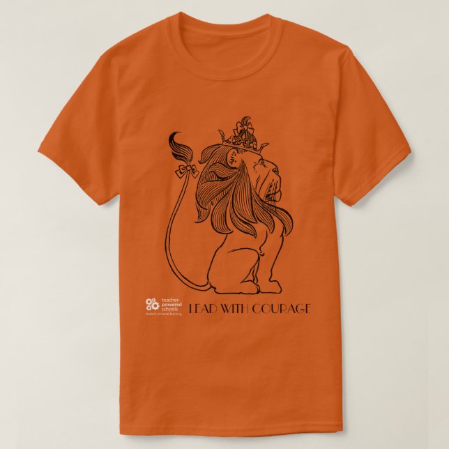 Lead with Courage T-Shirt (Design Front)