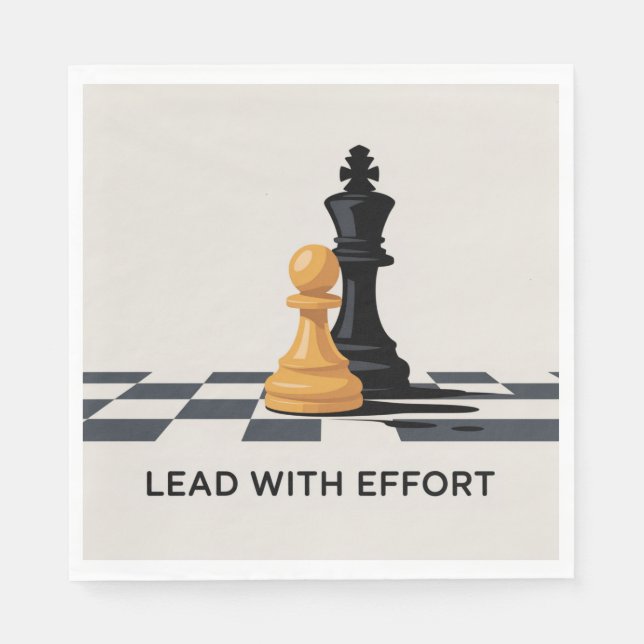 Lead With Effort Napkins (Front)