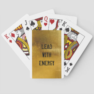 LEAD WITH ENERGY PLAYING CARDS