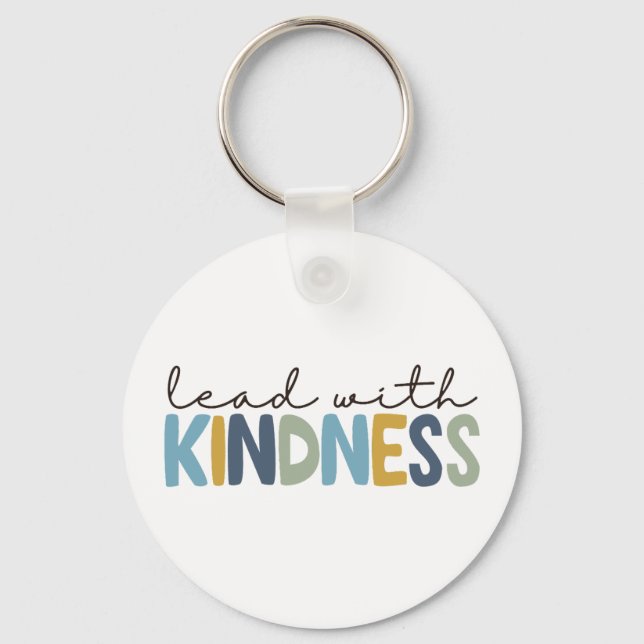 Lead with Kindness  Keychain (Front)
