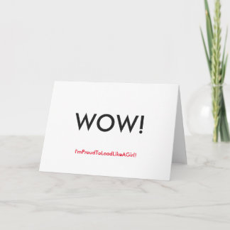 Lead with your appreciation! letterpress thank you card