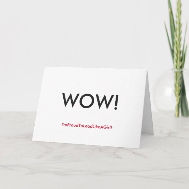 Lead with your appreciation! letterpress thank you card (Front)