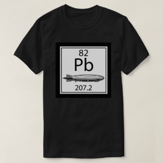 Lead Zeppelin Periodic Table Atomic Number Led T-Shirt