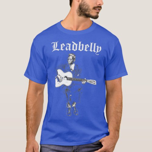 Leadbelly the Guitar Gangster T_Shirt