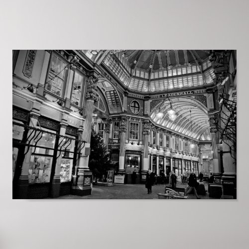 Leadenhall Market City of London England UK Poster