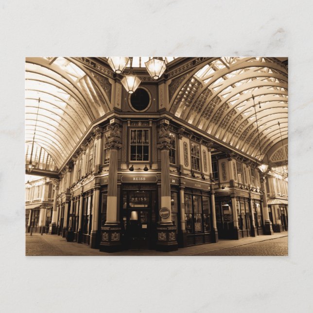 Leadenhall Market London Postcard (Front)