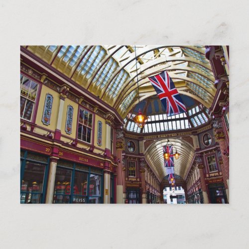 Leadenhall Market London Postcard