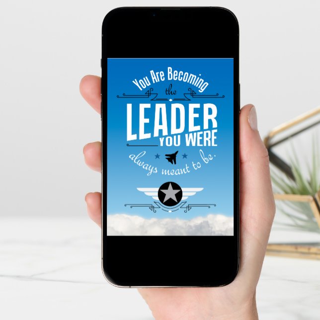 Leader Air Force Basic Training BMT Military Card (Front Digital)