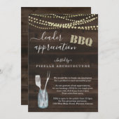 Leader Appreciation Business BBQ Party Invitation (Front/Back)