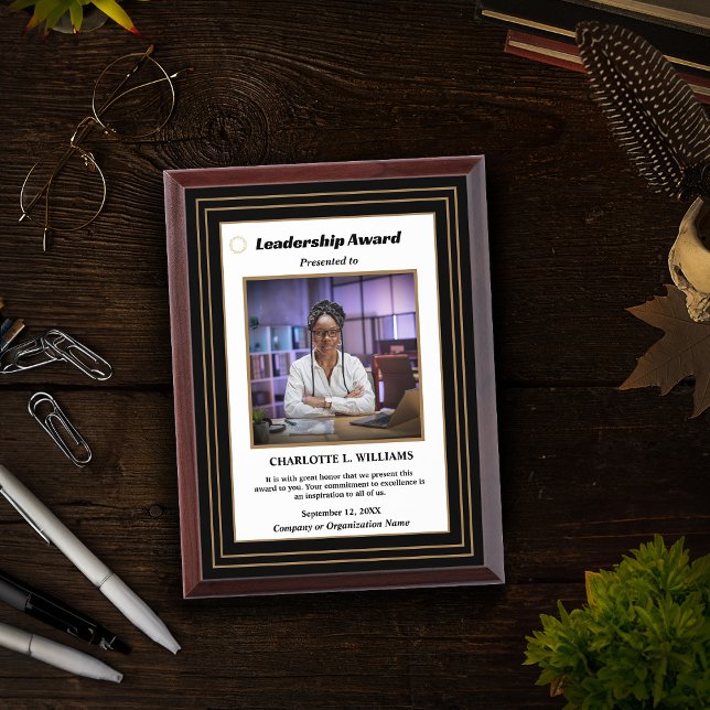 Leader Employee Recognition Leadership Custom Award Plaque (Leader Employee Recognition Leadership Custom Award Plaque great to give to that special person.)
