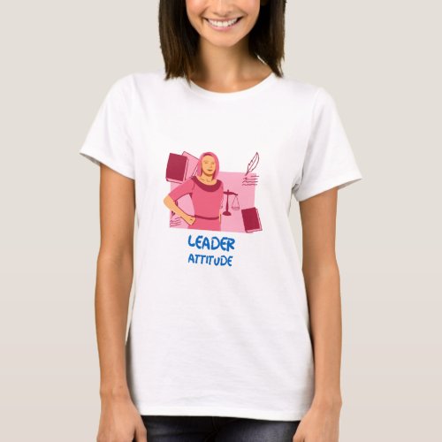 Leader mother  girls deminine designs T_Shirt