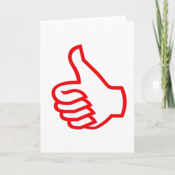 Leader Motivational Tools:  Thumbsup Holiday Card by LOWPRICESALES at Zazzle