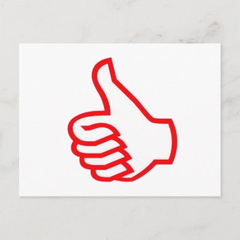 Leader  Motivational Tools :  Thumbsup Postcard by LOWPRICESALES at Zazzle