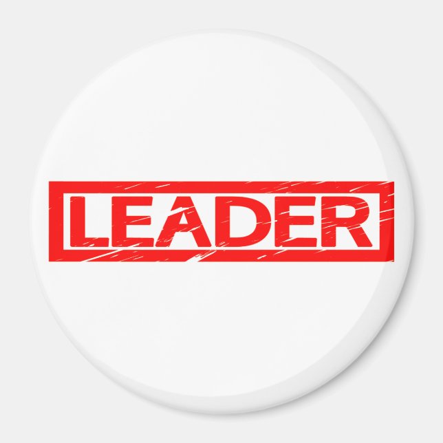 Leader Stamp Magnet (Front)