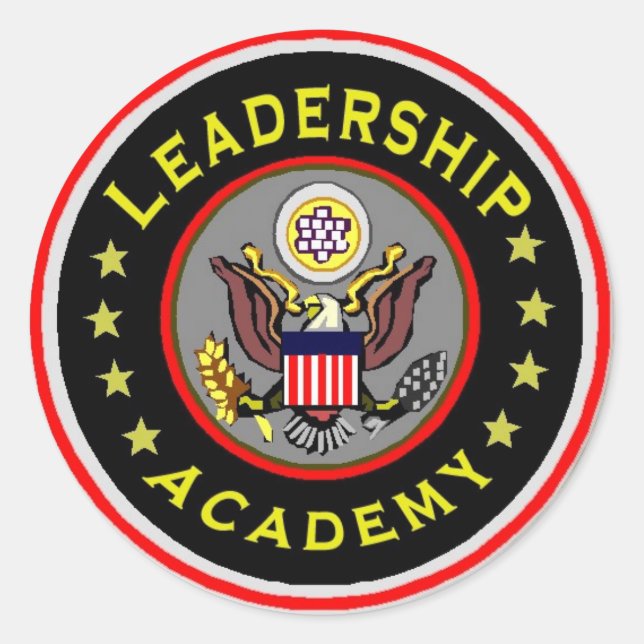 Leadership Academy badge Classic Round Sticker (Front)