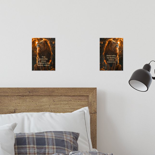 Leadership and Courage Wall Art Sets (Bedroom)