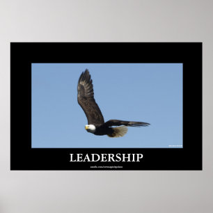 LEADERSHIP Bald Eagle Motivational Poster