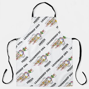 Leadership DNA Inside Molecular Biology Humor Apron
