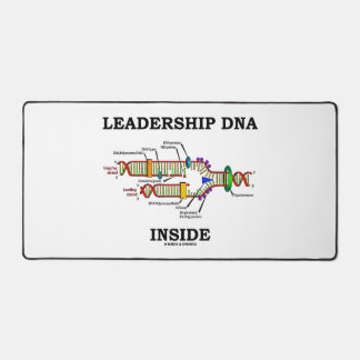 Leadership DNA Inside Molecular Biology Humor Desk Mat
