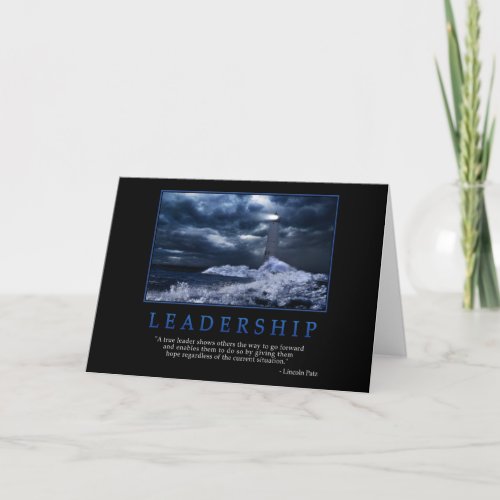Leadership Greeting Card