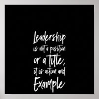 leadership is example