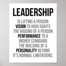 Leadership Is Lifting A Person Vision