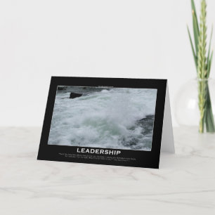 LEADERSHIP Motivational Card