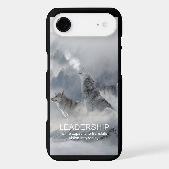 leadership motivational inspirational quote Case-Mate iPhone case (Back)