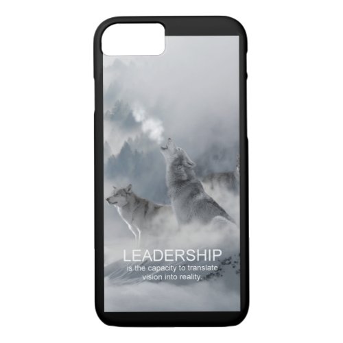 leadership motivational inspirational quote iPhone 87 case