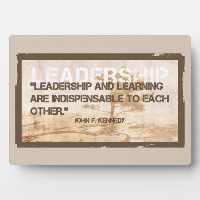 Leadership Plaque (Front)