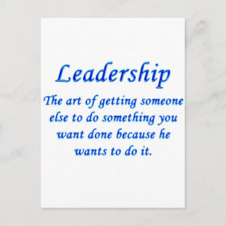 Leadership Postcard
