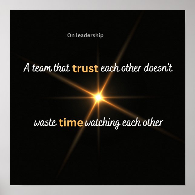 Leadership Poster (Front)