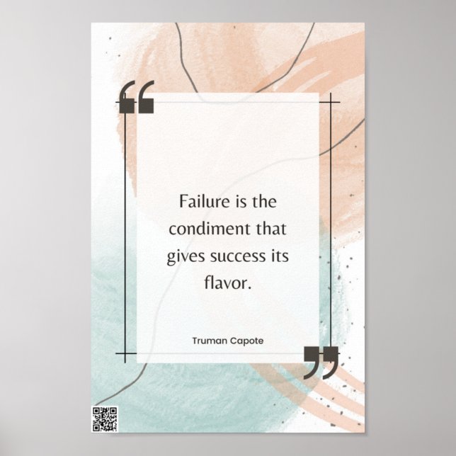 Leadership Posters - Truman Capote Quote (Front)