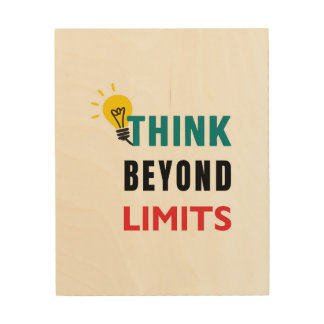 Leadership & Success Mindset Quote | Wood Wall Art