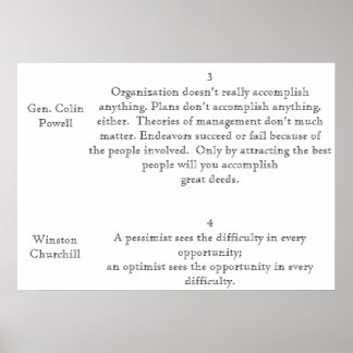 Leadership Workshop activity Poster