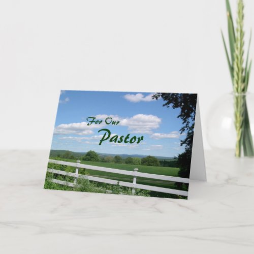 Leading Many Pastor Appreciation Card