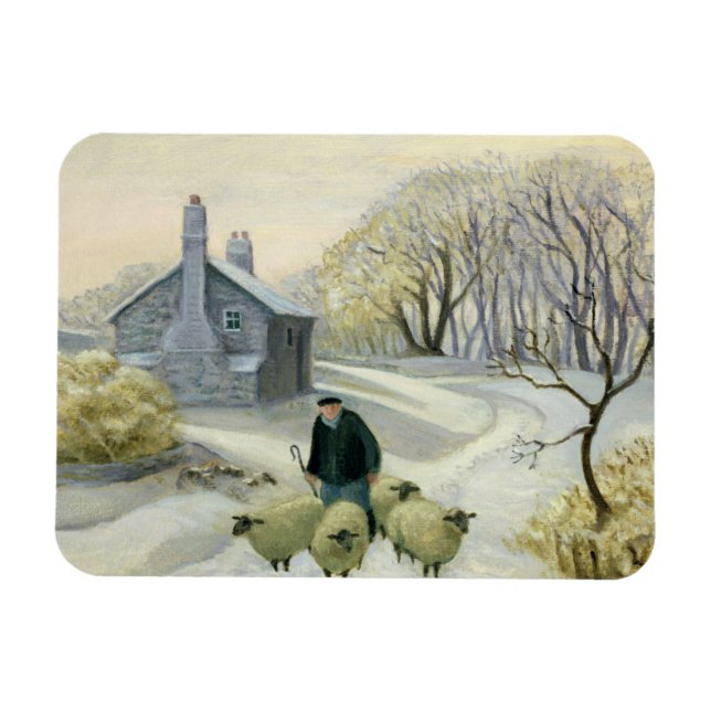 Leading the Sheep Magnet (Horizontal)