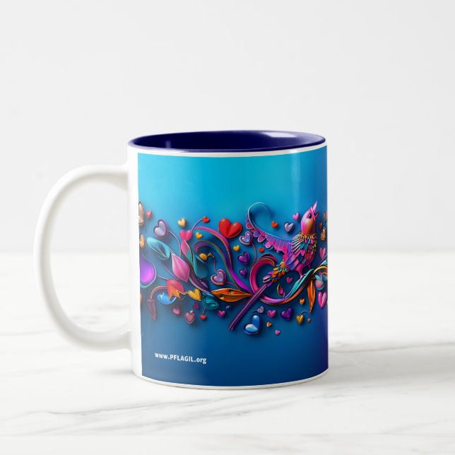 Leading With Love - Blackberry Mug (Left)