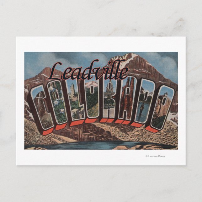 Leadville, Colorado - Large Letter Scenes Postcard (Front)