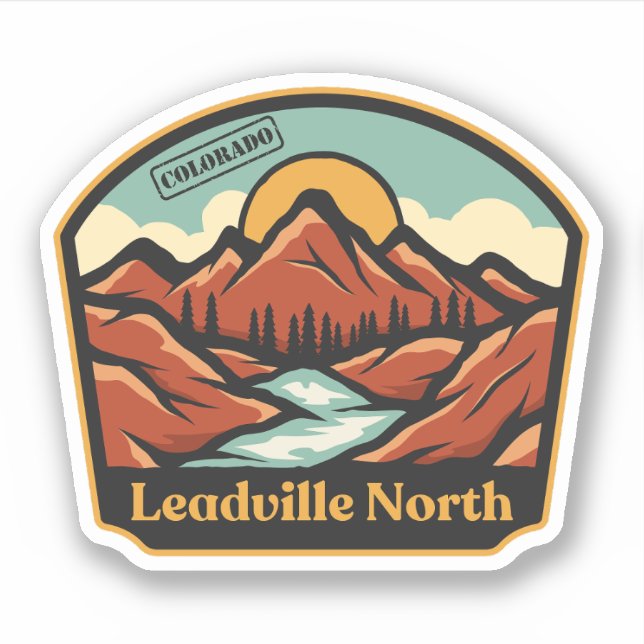Leadville North, Colorado Sticker (Front)